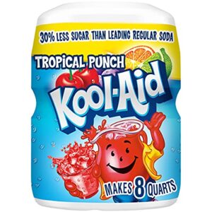kool-aid summer blast tropical punch flavored powdered drink mix (19 oz canister)
