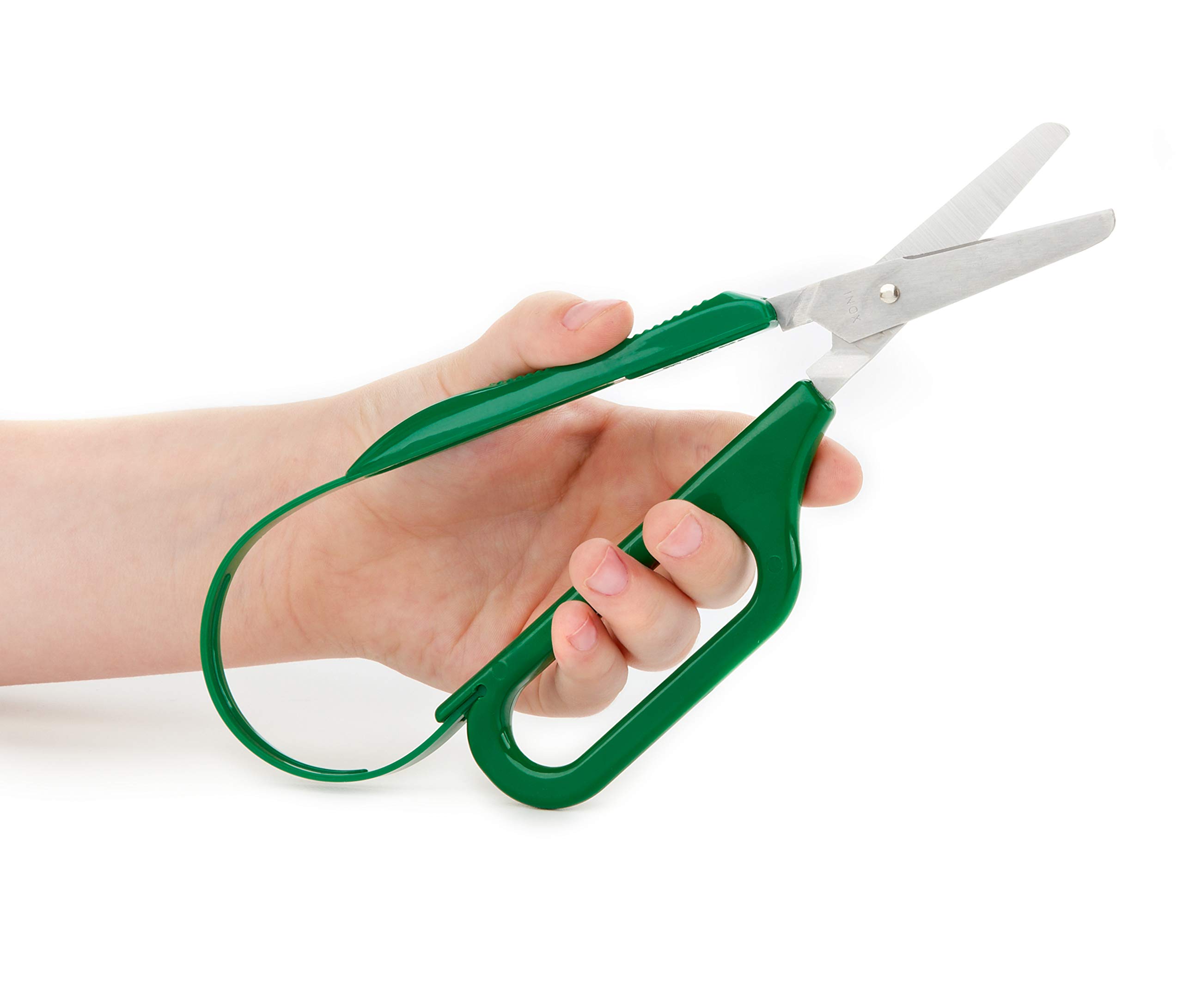 American Educational Products P-115 Long Loop Easi Grip Scissor, Left Handed 45 mm Round Ended Blade