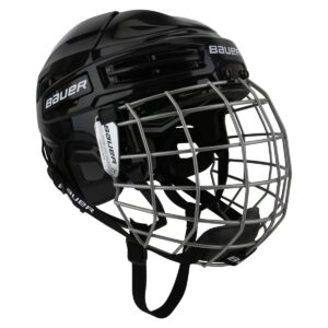 bauer ims 5.0 helmet combo, black, large