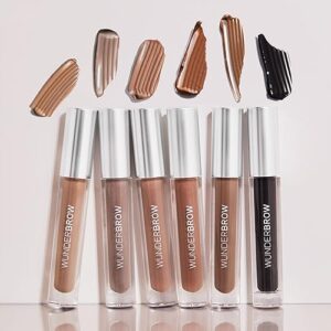 WUNDERBROW Waterproof Eyebrow Gel, Brunette, Vegan and Cruelty-Free