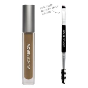 WUNDERBROW Waterproof Eyebrow Gel, Brunette, Vegan and Cruelty-Free