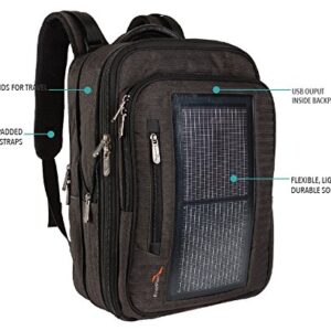 EnerPlex Packr Executive Solar Powered Backpack (PREXECGY)