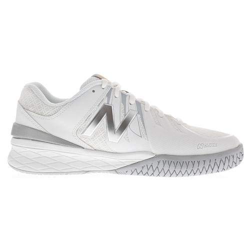 New Balance Women's WC1006V1 Tennis Shoe, White/Silver, 8 D US