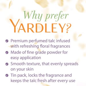 Yardley London Perfumed Talc Sandalwood 100g