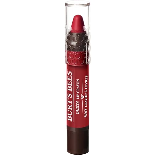 Burt's Bees 100% Natural Origin Moisturizing Matte Lip Crayon, Redwood Forest - 1 Crayon