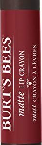 Burt's Bees 100% Natural Origin Moisturizing Matte Lip Crayon, Redwood Forest - 1 Crayon