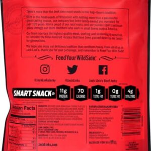 Jack Link's Tender Cuts, Prime Rib Flavor, 5.6 Oz Sharing-Size Bag and Jerky Snack with 11g of Protein and 70 Calories, Made with Premium Beef, 96 Percent Fat Free