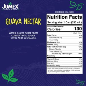 Jumex Guava Nectar and Strawberry-Banana Nectar Fridge Pack | Recyclable Can with Non-BPA Lining | Two Varieties in One Convenient Package | 11.3 Fl Oz (Pack of 12)