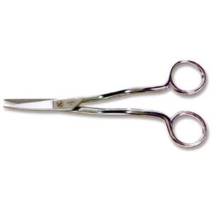 gingher 6 inch double-curved machine embroidery scissors (01-005866)