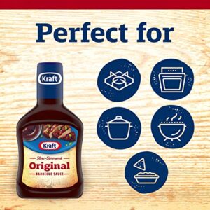 Kraft Original Slow-Simmered BBQ Barbecue Sauce (18 oz Bottle)