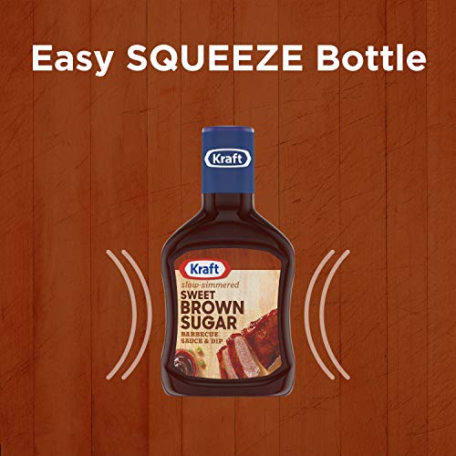 Kraft Sweet Brown Sugar Slow-Simmered Barbecue Sauce, 18 oz Bottle