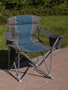 livingxl 1,000-lb. capacity heavy-duty portable chair blue 1,000 lb