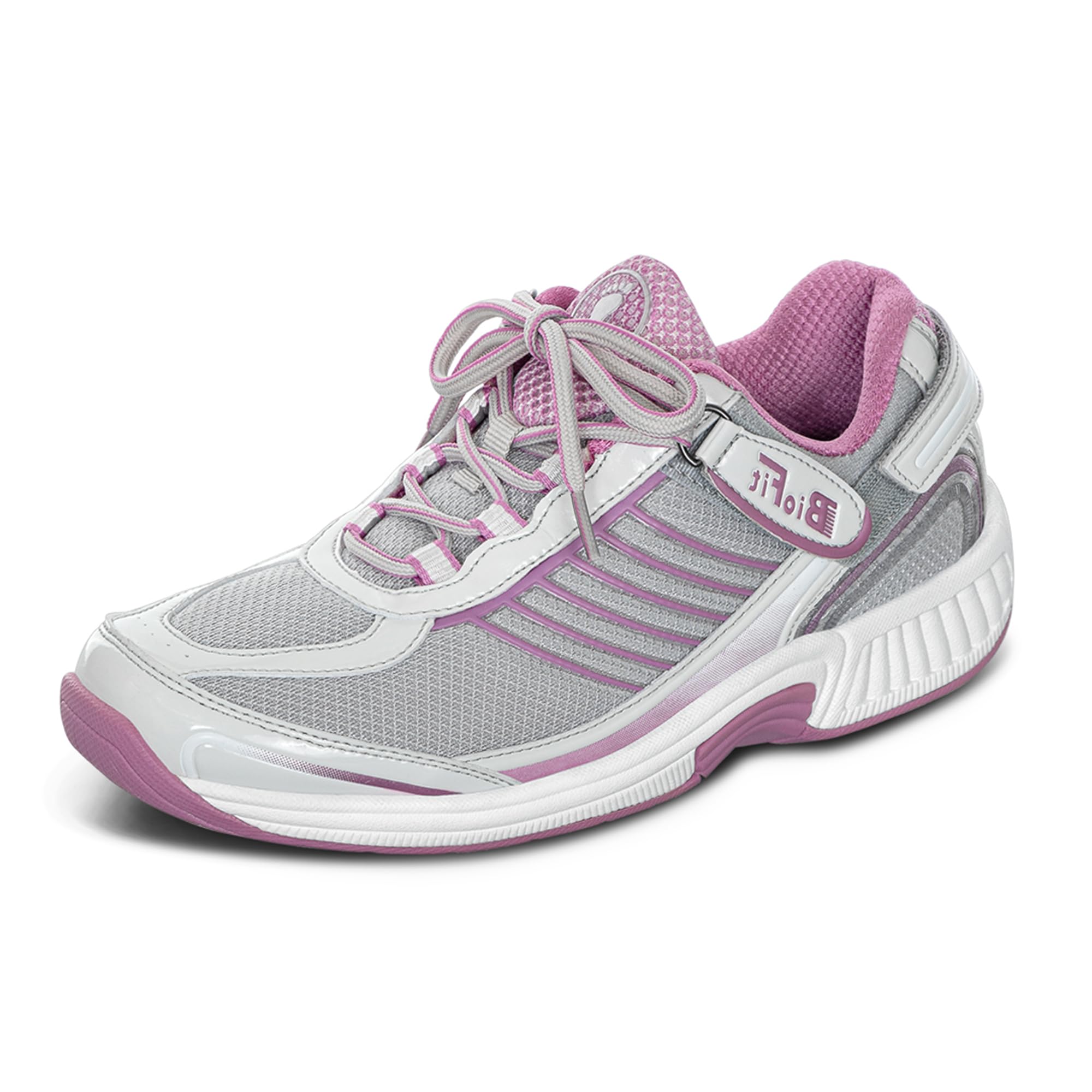 Orthofeet Women's Orthopedic Fuchsia Verve Tie-Less Sneakers, Size 9.5 Wide