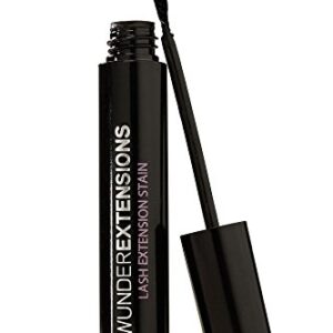 WUNDER2 WUNDEREXTENSIONS Makeup Eye Lash Extension Stain Mascara, Volume And Length Long Lasting Waterproof, Black