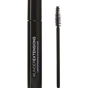 WUNDER2 WUNDEREXTENSIONS Makeup Eye Lash Extension Stain Mascara, Volume And Length Long Lasting Waterproof, Black