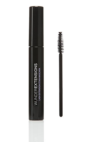 WUNDER2 WUNDEREXTENSIONS Makeup Eye Lash Extension Stain Mascara, Volume And Length Long Lasting Waterproof, Black