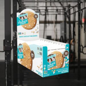 Lenny & Larry's The Complete Cookie, White Chocolaty Macadamia, Soft Baked, 16g Plant Protein, Vegan, Non-GMO, 4 Ounce Cookie (Pack of 12)