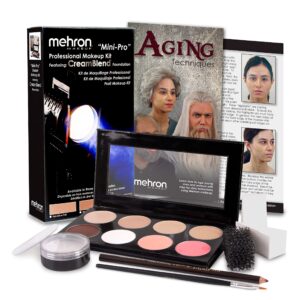 Mehron Makeup Mini-Pro Student Makeup Educational Kit (Fair/Olive)