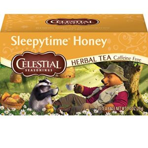 celestial seasonings, herbal tea, sleepytime, honey, 20 ct