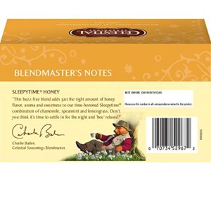 Celestial Seasonings, Herbal Tea, Sleepytime, Honey, 20 ct