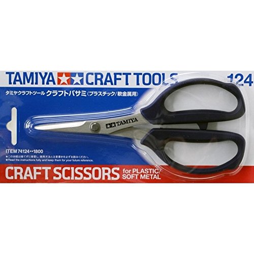 TAM74124 Tamiya Craft Scissors for Plastic / Soft Metal