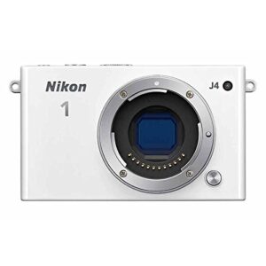 nikon 1 j4 mirrorless digital camera (white body only)