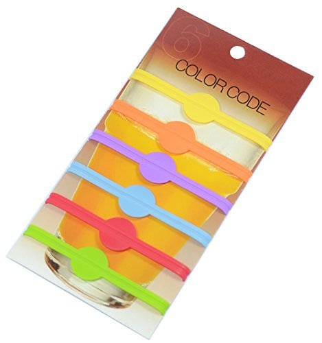 Excelity Drink Markers Bottle Strip Glass Tag for Home Party Guest Children, Distinguish Your Own Bottles