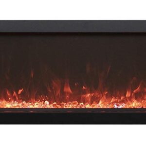 Amantii 72" Panorama Slim Indoor/Outdoor Electric Built-in Fireplace