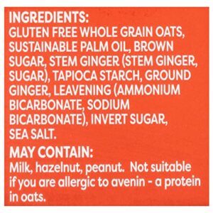 Nairn's Gluten Free Stem Ginger Oat Grahams, 5.64oz