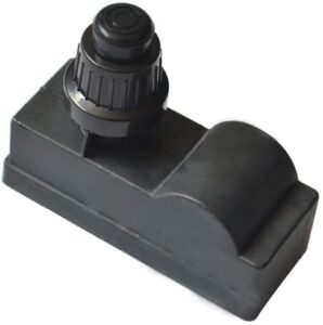 onlyfire 03350 electric push button igniter bbq replacement for select gas grill models by brinkmann, char broil, nexgrill, kenmore sears, uniflame and others, black