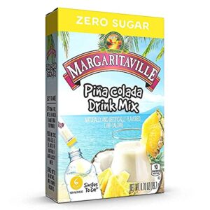 Margaritaville Singles To Go Drink Mix Ultimate Summer Variety Party Bundle Margarita, Pina Colada & Strawberry Daiquiri, (18 Piece Assortment)