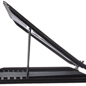 Amazon Basics Ventilated Adjustable Laptop Computer Holder Desk Stand, Black