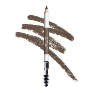 wet n wild color icon brow pencil, brunettes eyebrow, dark brown eyebrow pencil and brush