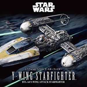 Bandai Hobby Star Wars 1/72 Y-Wing Starfighter Building Kit for 180 months to 720 months