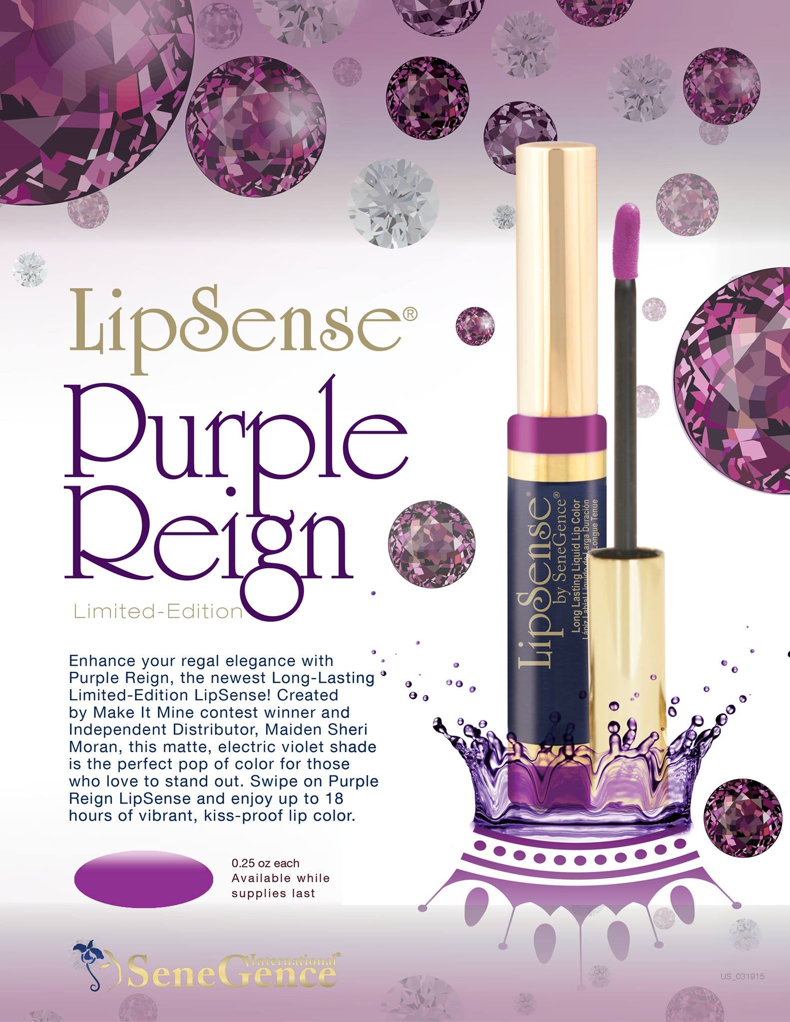 LipSense by SeneGence (Purple Reign)