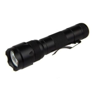 skysted wf-502b single mode 1200 lumen mini portable tactical clip handheld flashlight torch lamp,for outdoor sports and indoor activities (camping, hiking, hunting, etc.) (black)