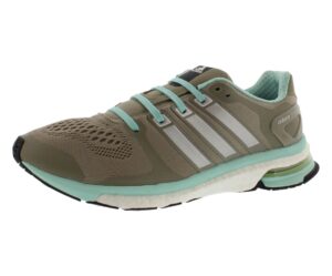 adidas adistar boost esm womens running shoe, taupe/mint, 9