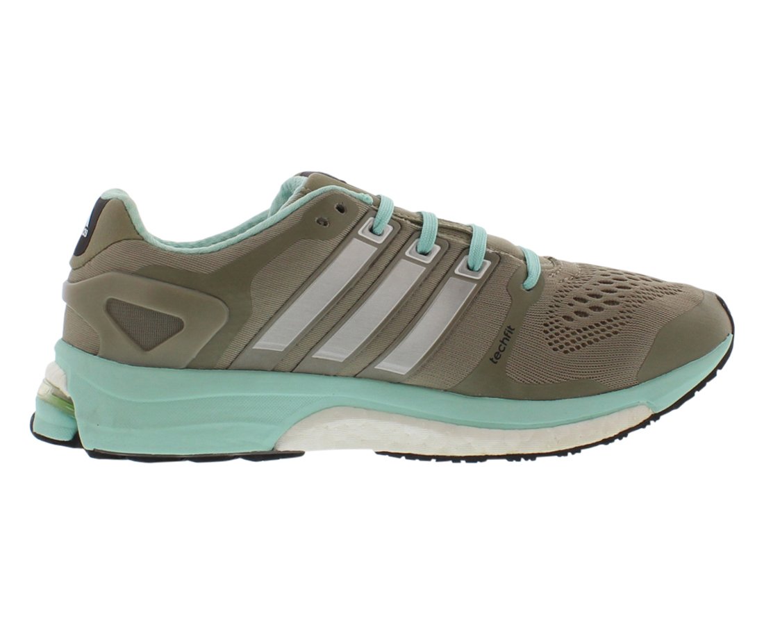 adidas Adistar Boost ESM Womens Running Shoe, Taupe/Mint, 9