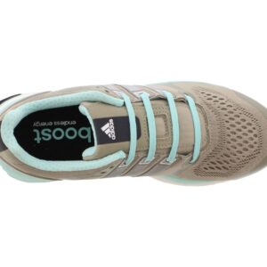 adidas Adistar Boost ESM Womens Running Shoe, Taupe/Mint, 9