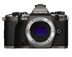 om system olympus om-d e-m5 mark ii limited edition digital camera (titanium) (body only)