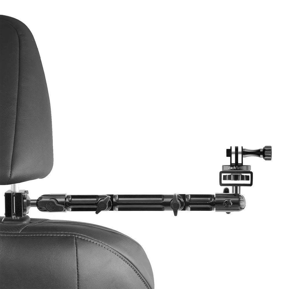 Tackform Headrest Mount for GoPro and Other Action Cameras,10.75 Inch