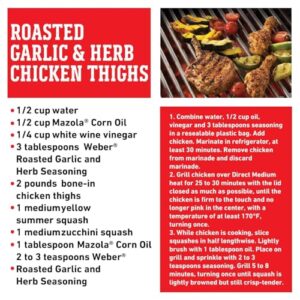 Weber Roasted Garlic & Herb Seasoning, 2.75 Ounce Shaker