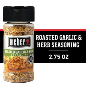 Weber Roasted Garlic & Herb Seasoning, 2.75 Ounce Shaker