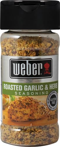 Weber Roasted Garlic & Herb Seasoning, 2.75 Ounce Shaker