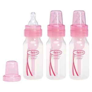 dr. brown's baby bottles - pink bottles 4 oz. 3 pack