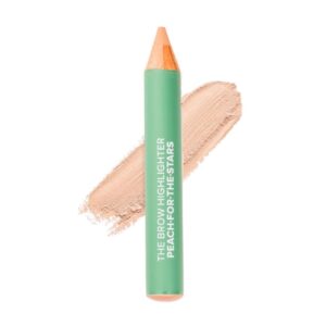 damone roberts peach for the stars eyebrow highlighter (matte) - the best highlighter pencil for defined eyes by the eyebrow king - soft formula, long lasting, highly pigmented colors