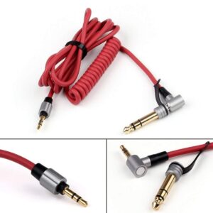 3.5mm & 6.5mm Replacement Audio Cable Headphone Cord for Monster Beats Pro Detox by Dr Dre