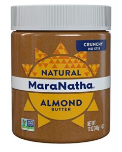 maranatha no stir crunchy almond butter, 12 oz jar