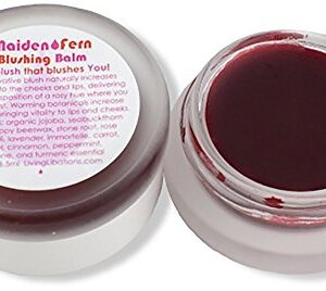 Living Libations - Organic Maiden Fern Blushing Balm | Natural, Wildcrafted Clean Beauty (.17 oz | 5 ml)