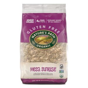nature's path organic cereal, mesa sunrise, 1 lb 10.4 oz earth friendly package, gluten free